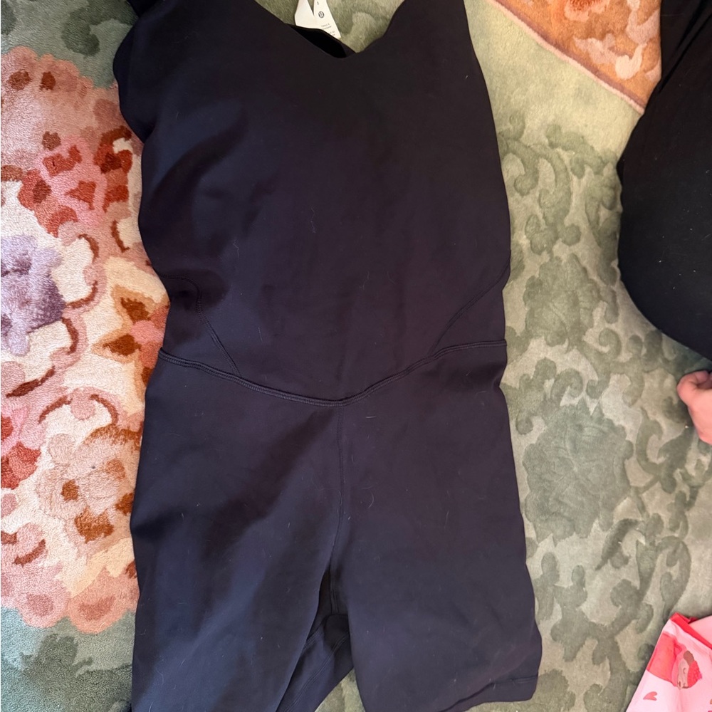 lululemon athletica Black One-Piece Athletic Romper